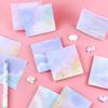 50 Sheets Colorful Starry Sky Stickers Sticky Notes and Stickers Leave A Message for Sticky Notes Student Office Stationery Supplies