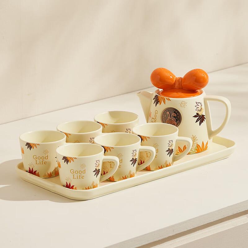 

Chaxun Creative Ceramic Kung Fu Teapot Set