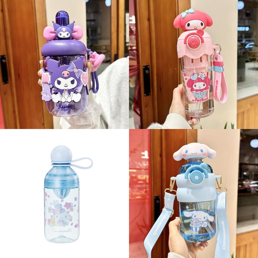 Sanrio My Melody Tritan Travel Mug With Straw And Secure Lid For School Use