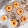 6/9/12 Hole Reusable Baking Tray Baking Pan Carbon Steel Cake Baking Mold Non-Stick Muffin DIY Cake Pan Moulds Donut Baking