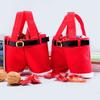 Santa Claus Pants Shaped Christmas Candy Gift Bag For Joyful Holiday Celebrations**