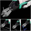 8 Inch Manual Bolt Cutter, Eagle Nose Steel Bar Pliers Wire Rope Cutting Scissors, Max Opening 6mm