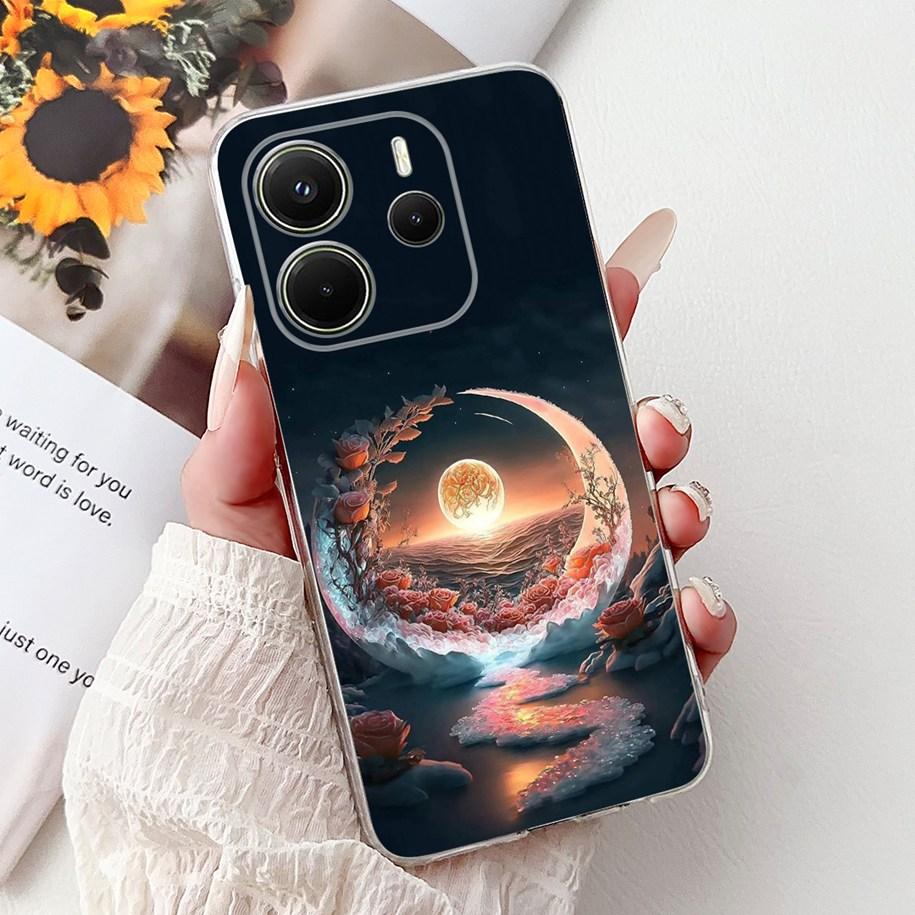 Silicone Case For Xiaomi Redmi Note 14 4G EU 2025 Cover Cool Lion Leopard Dragon Animals Soft Slim Coque For Note14 4G EU Fundas