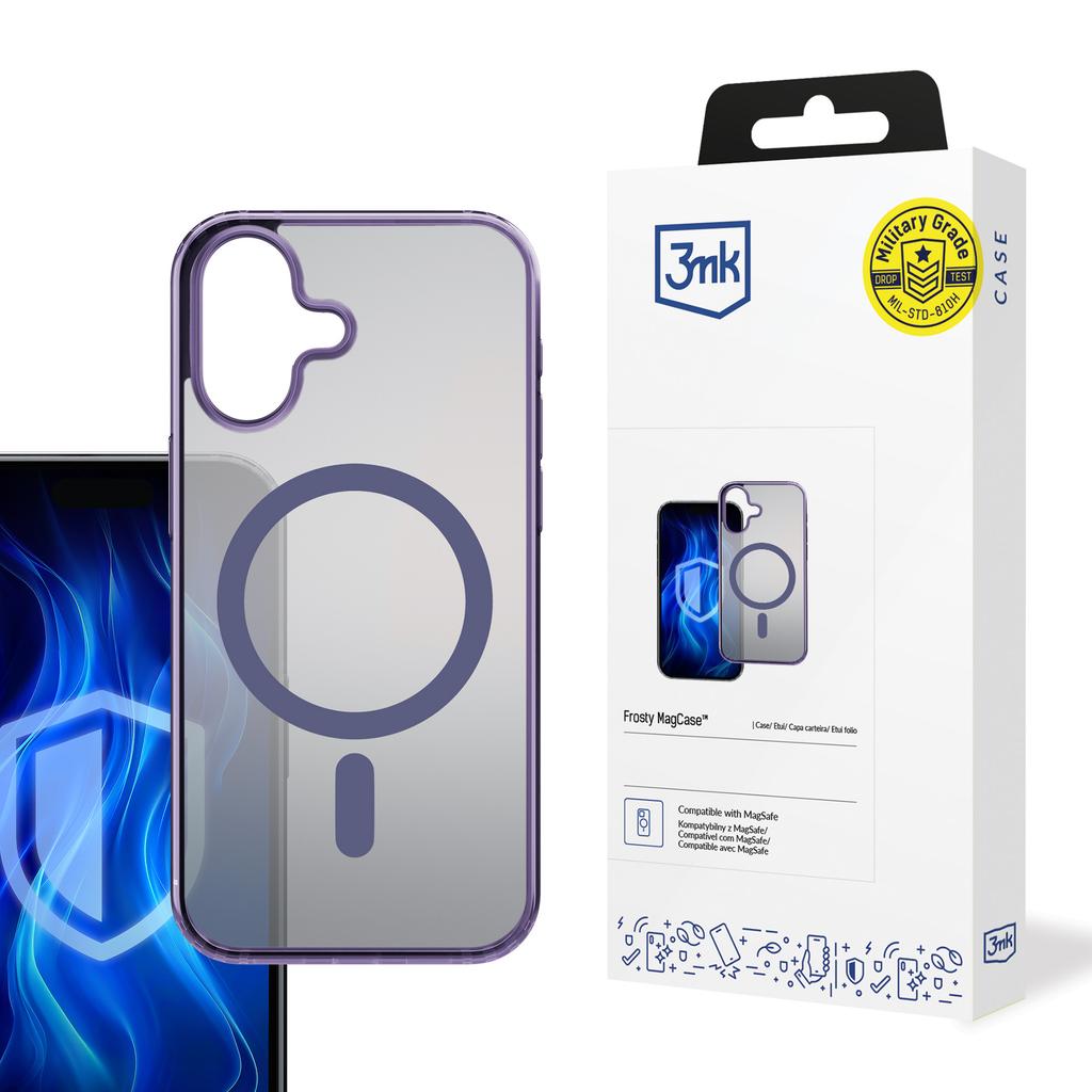 Apple Iphone 16 - 3Mk Frosty Magcase Purple
