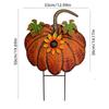 Good-Metal Pumpkin Garden Stake Fall Decor Decorative Rustic Pumpkin Yard Stake Sign Yard Decor Outdoor Thanksgiving
