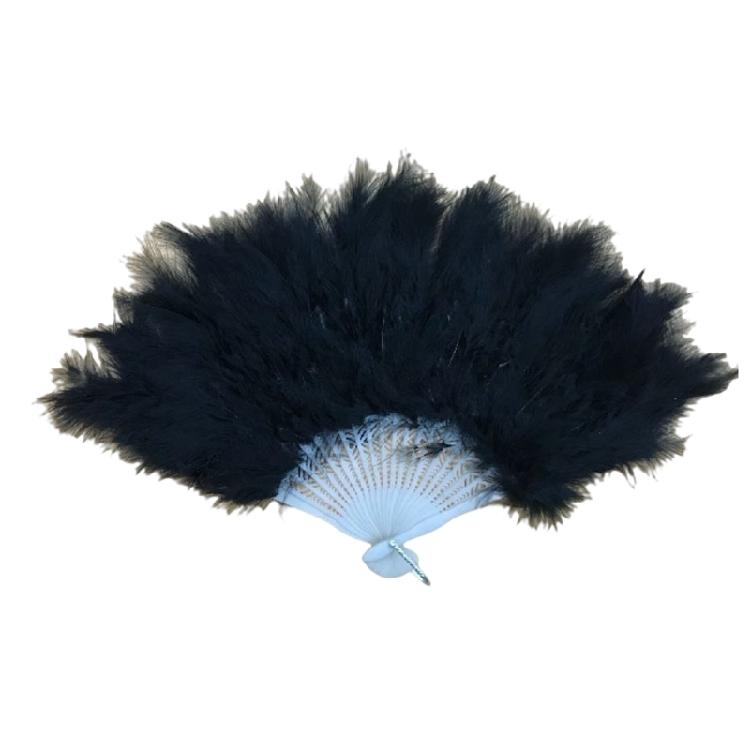 Folding Feather Fan Handheld Fairy Fan Children Adult Costume Wedding