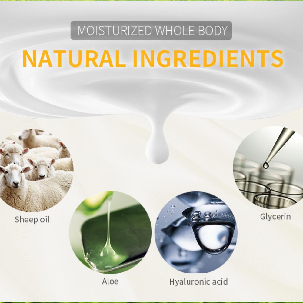 Face Cream Collagen Facial Moisturizer Sheep Oil Cream Lanolin Skin Moisturizing Soothing & Hydrating & Brightening Cream