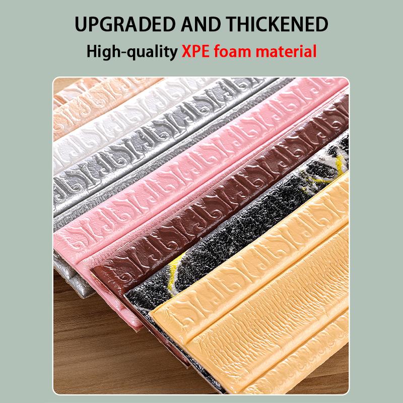 Waterproof And Impact-Resistant Edge Banding For Background Walls Living Room Decorations, And Wall Stickers