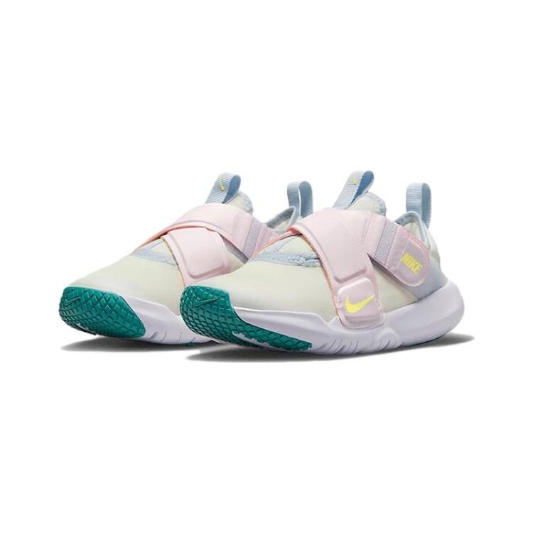 Nike Flex Advance PS Summit White Citron Tint Kids Sneakers Pearl-Pink Football-Grey CZ0186-100