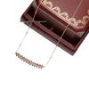 Gold Bullet Rivet Necklace with Star Clavicle Chain - Fashionable Pendant for Women