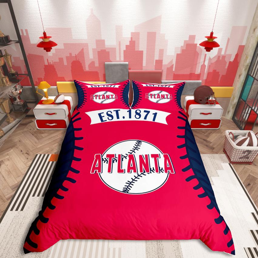 

Comforter Homewish Toronto Silhouette Rugby Helmet Comforter Setamerican Football City Bed Set For Boys Teens Comforter (quilt)-EU Single(135*200cm)3pcs