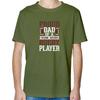 Proud Dad Of A Rugby Player Fashion Tees Tops Cotton New Shirts And TShirts Casual Unisex Streetwear Round Neck TShirt