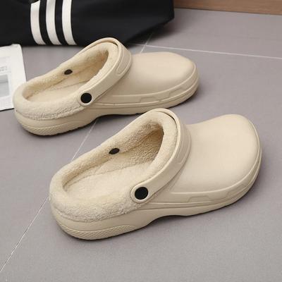 Pantofole da Uomo Scarpe Impermeabili Uomo Coppia Donna Scarpe da Casa Calde Aggiungi Cotone Pantofole da Interno Morbide e Confortevoli Moda