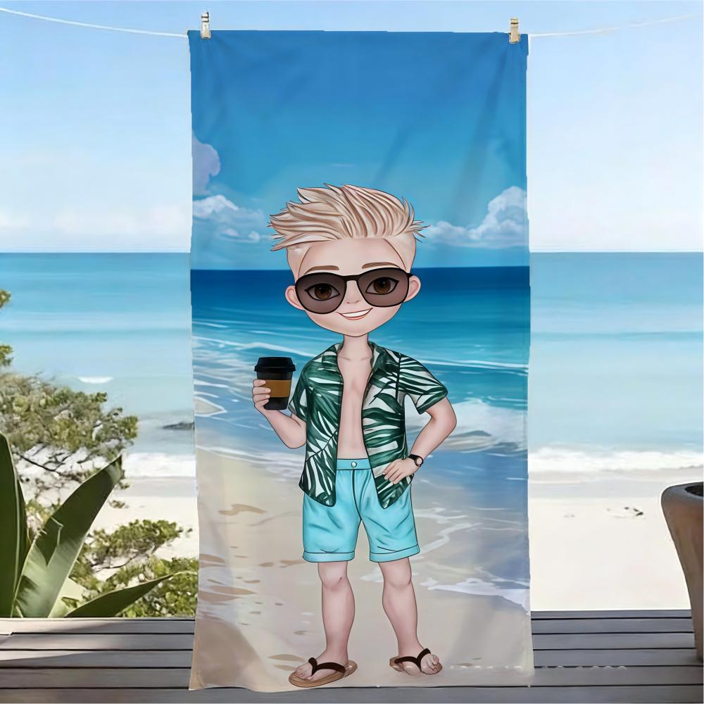 Boho Dreamcatcher Beach Towel Microfiber Quick Dry Mandala Hippie Bath Towel Summer Pool Blanket 50x100cm