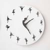 Ballerina Wanduhr Leise Acryl Ballett Tanzen Hängende Dekoration für Zuhause Wohnzimmer Schlafzimmer