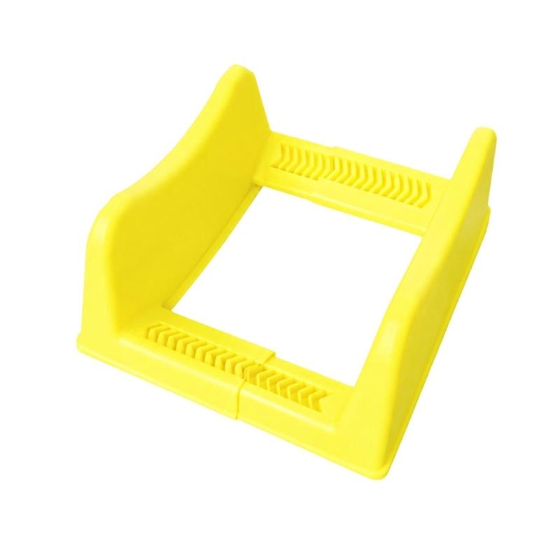 Lightweight Plastic Tire Display Stand, Open Frame Base for Automotive Shops, Storage Areas, and Home Garage Use
