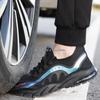 Fashion Guyisa New Safety Shoes Men Air Cushion Work Sneakers Steel Toe Puncture Proof Men's Work Safety Boots Male Protective Footwear