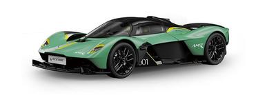 RW 1/18 Aston Martin Valkyrie Green / Diecast Model Car, Finished Product RW8118 GN