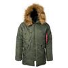 Winter Puffer Men Long Coat Fur Hood Warm Bomber Thick Parka