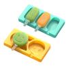 2 Cavities/3 Cavities Ice Cream Molds Silicone Ice for Pop Mold Ice Cream Maker Ice Cream Tray for Kitchen Party Hand Ma