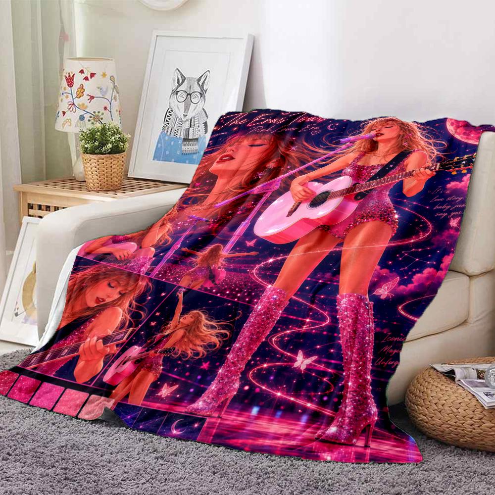 Taylor Swift Blanket, High quality Comfortable for All Seasons, Home Decor, Warmth and Comfort