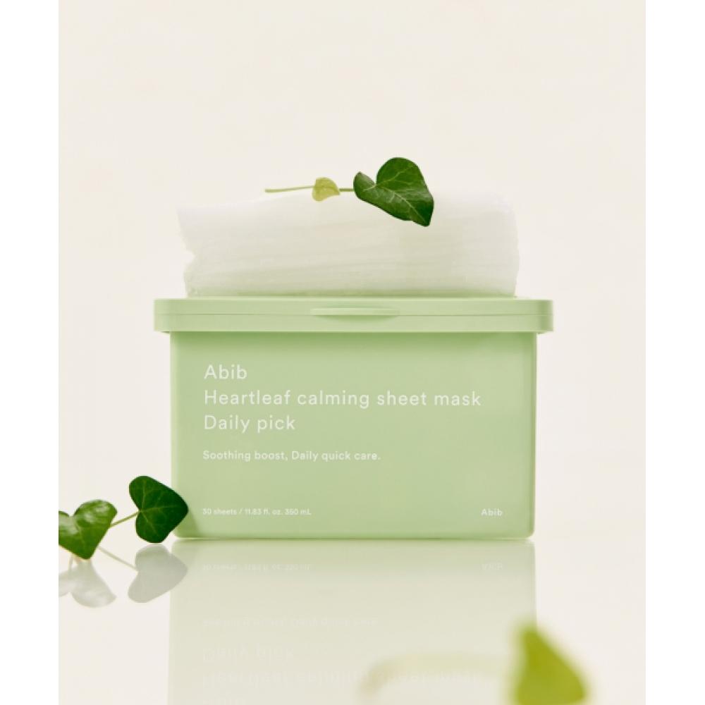 

Abib Extracted Houttuynia Coriander Soothing Sheet Mask Daily Pick 30 Sheets NONE