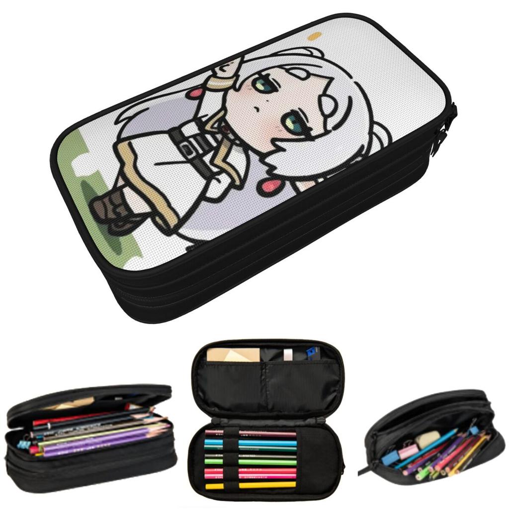 Frieren Chibi Frieren Beyond Journey's End Anime Pencil Case for Boys Girls School Pen Box Pencil Bag Stationery Pen Holder Bag