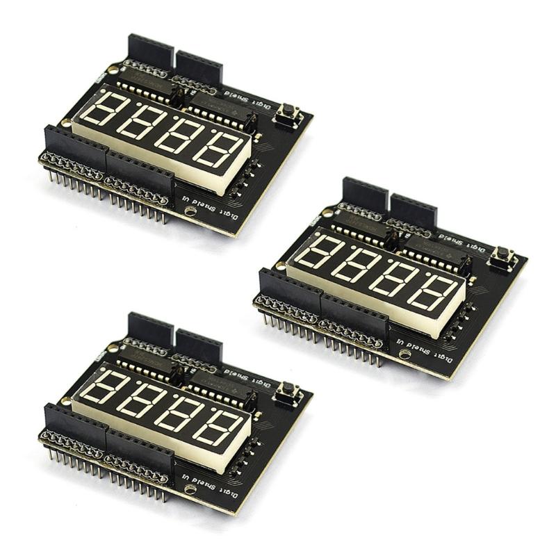 4Digit LED Displays module 4Bit Digital Tube Displays module Compatible for Electronics Project Low Power Consumption