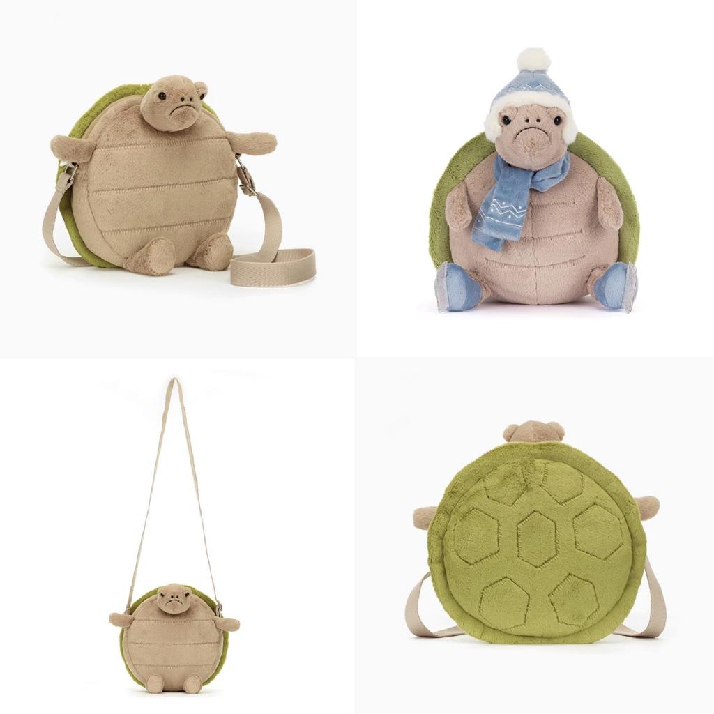 Timi Turtle Plush Crossbody Bag Made Of Short Pile Plush For Teens Collectors