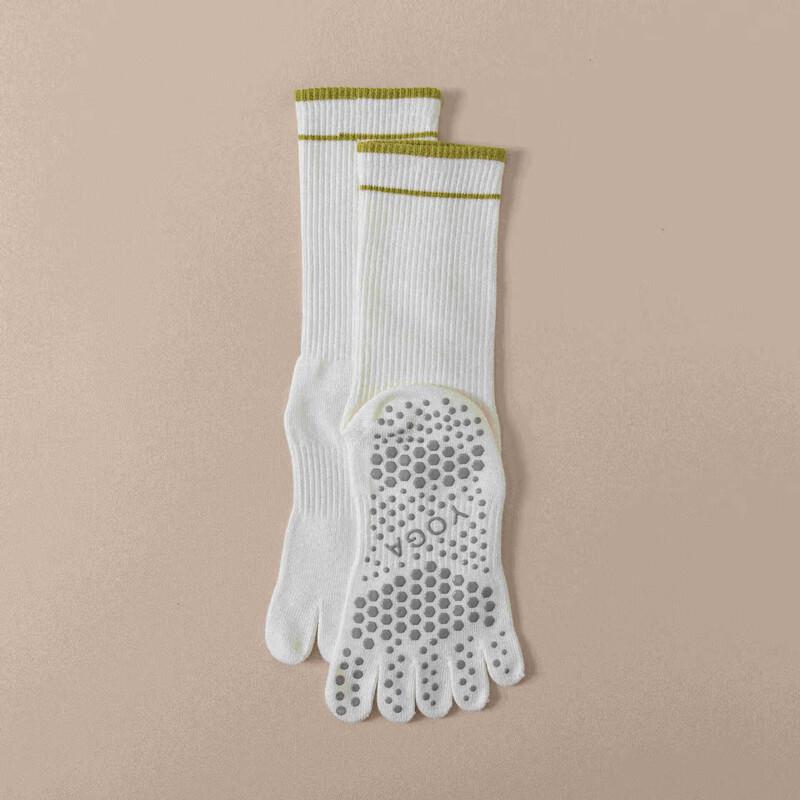 Junbie Five-Finger Anti-Slip Yoga Socks One Size