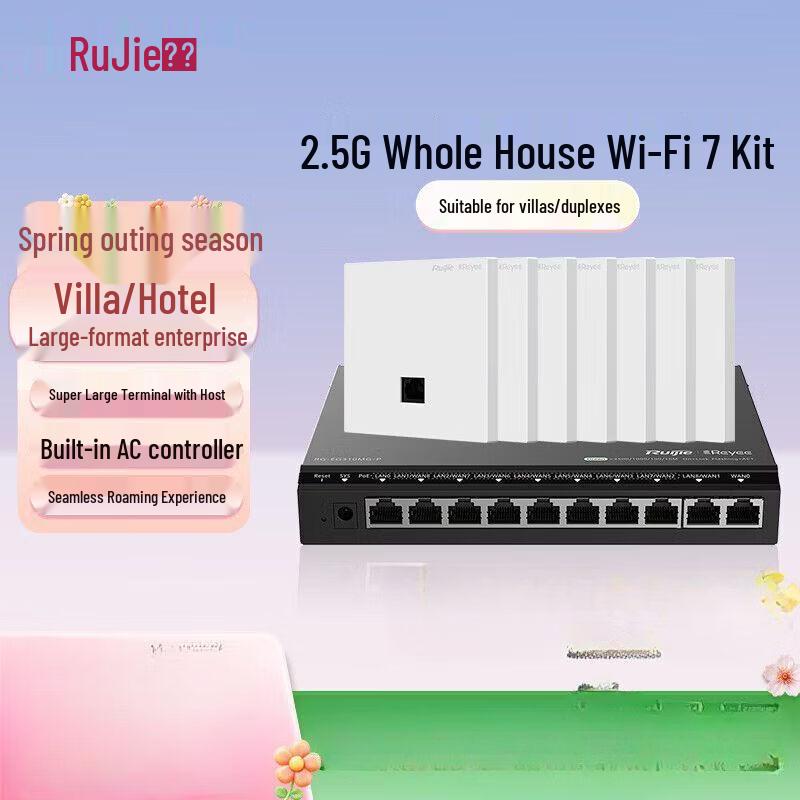 

Ruijie Multi-Gigabit Wi-Fi 6 Whole Home System