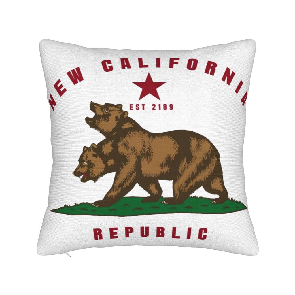 Republic California Pillow Covers Merch Printing Cushion Cover Decorations Throw Pillow Case Cover Home Multi Size