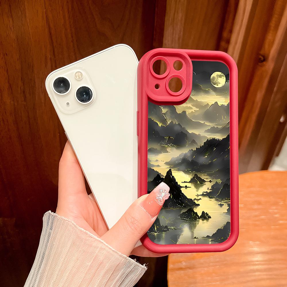 Soft Silicone Phone Casing Full Cover Camera Shockproof Protection Case for Huawei Honor Infinix Tecno iPhone Motorola Google
