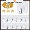 20/10/5Pcs Transparent Wall Hooks Hangers Self Adhesive Door Wall Hangers Hooks for Key Bag Kitchen Bathroom Accessories