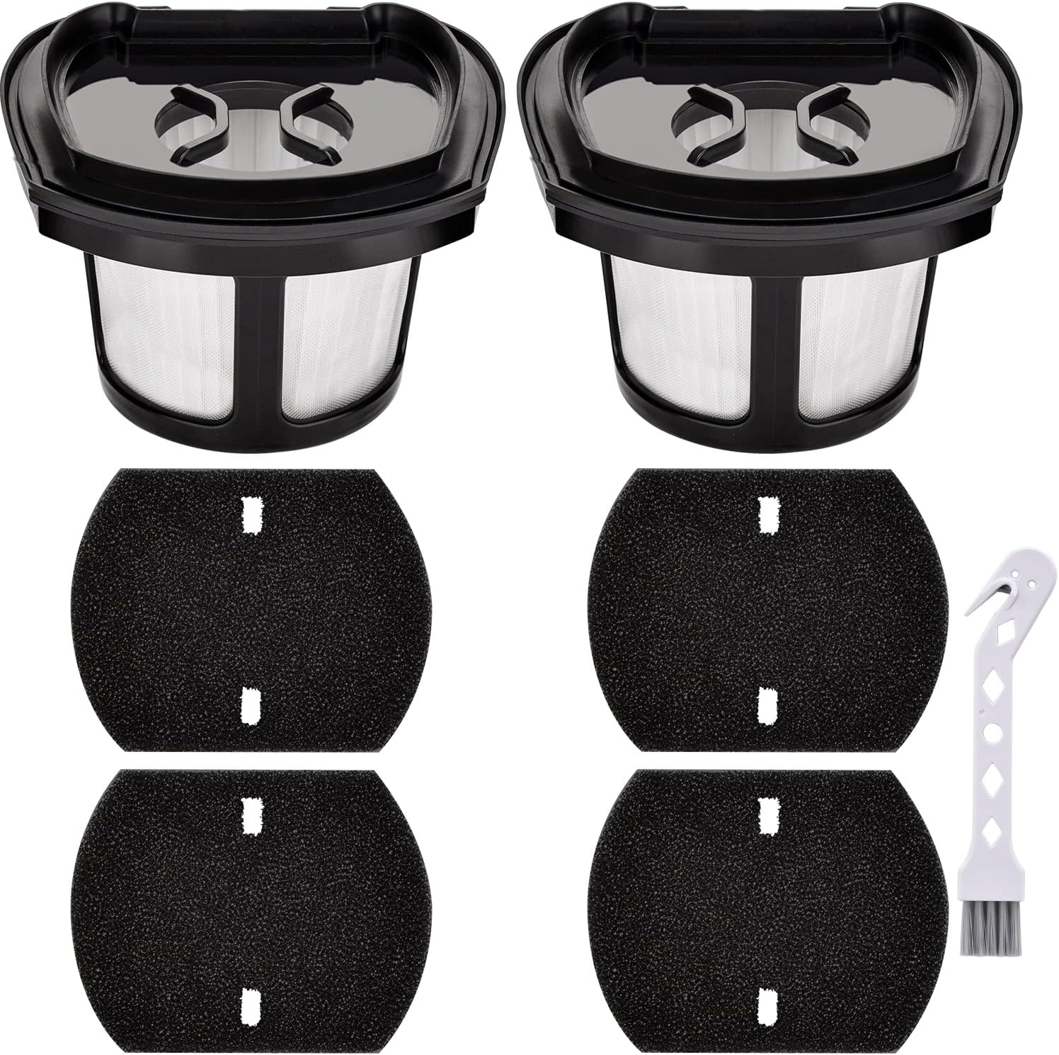 

2579 2390A Vacuum Filter Replacement for Pet Hair Eraser Hand, 6 Mesh & 12 Foam Filters, Fits 2390 2389 23903 AutoMate