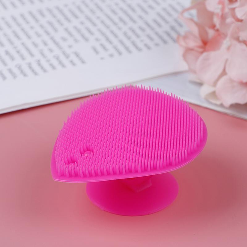 

Силиконовая подушечка для мытья лица, отшелушивающая щетка для очищения лица от черных точек, инструмент розы красного