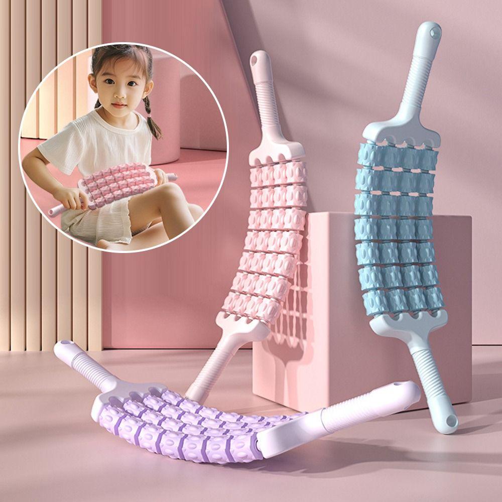 Bastão Massageador Muscular Curvo Treino Sensorial Bastão de Fáscia para Treino Relaxamento Muscular Corpo