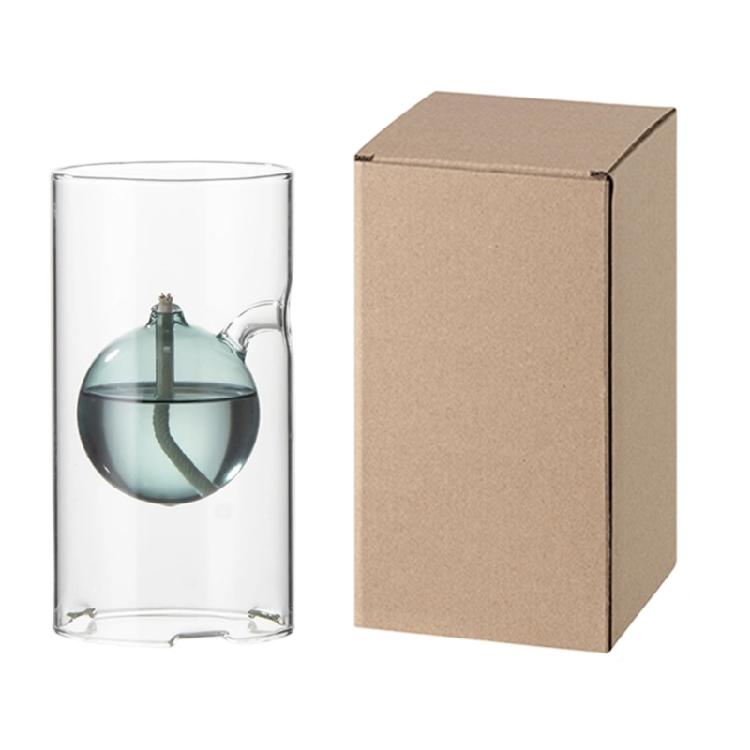 Fuels Refillable Glass Oil Candle Tornados Styles Candle Holders Outdoor/Indoor Lantern Dining,Emergency Lighting