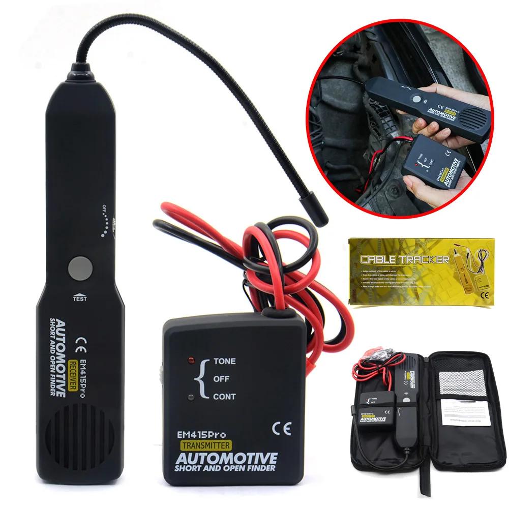 

Инструменты для осмотра EM415PRO сканер 6-42 В тестер выключателей цепи кабель и провод детектор короткого замыкания обрыва черный инструмент для обслуживания
