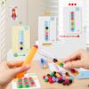 Learning Kids Game Toy With Soft Balls Beads For Enhance Color Recognition Shape