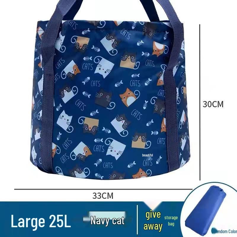 Large Capacity Travel Foot Bath: Portable, Foldable, High-Temperature Resistant Basin