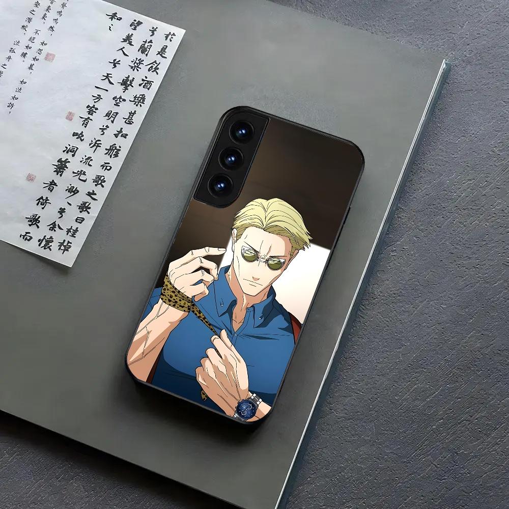 Kento T-Nanami J-Jujutsu K-Kaisen Phone Case For Samsung S24, S25 22,30,Note20,Ultra,Lite,Ultra5G,Plus,FE Black Cover S25