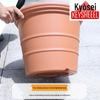 KEYSHEEL Roman Style Resin Terracotta Planter Pot