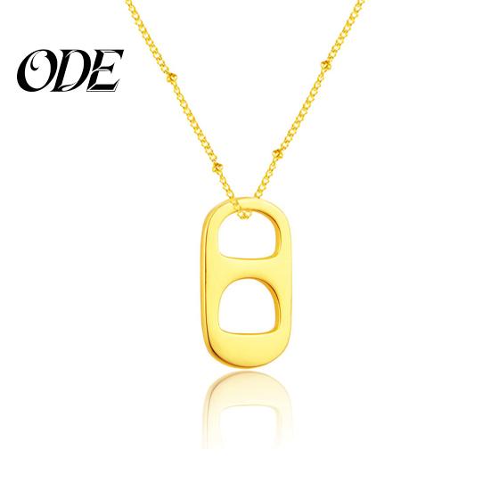 Elegant Jewelry Soda Tab Pendant Necklace Fashion Retro Clavicle Chain Stylish Unisex Minimalist for Dating Daily Wear Party Hypoallergenic