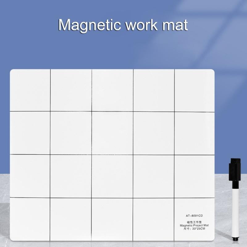 General Magnetic Project Pad Rubberized Grip with Print Overlay Magnetic Service Pad Simple Use for Smartphone Repair