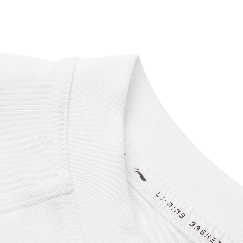 Li Ning CBA Series 24 Season Liaoning Team Printed Comfortable Breathable Basketball Jersey Unisex Jersey White ATSU981-1