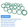 530pcs O Ring Kit Rubber 18 Sizes O-Ring Car Auto Vehicle Repair Air Conditioning Compressor Seals Assortment Kit