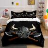 Horned Helmet, Skull, Axes. Bedding Sets Duvet Cover Sets Duvet Covers Pillowcases(1 * Duvet Cover 2 * Pillowcases Without Duvet Insert)