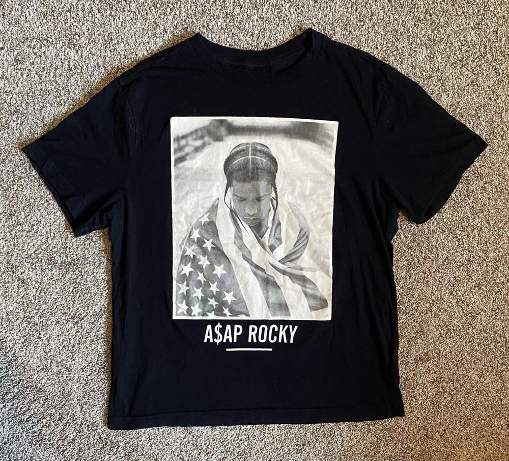 Hot Asap Rocky Gift For Fans Black S235XL TShirt Unisex T-Shirt M