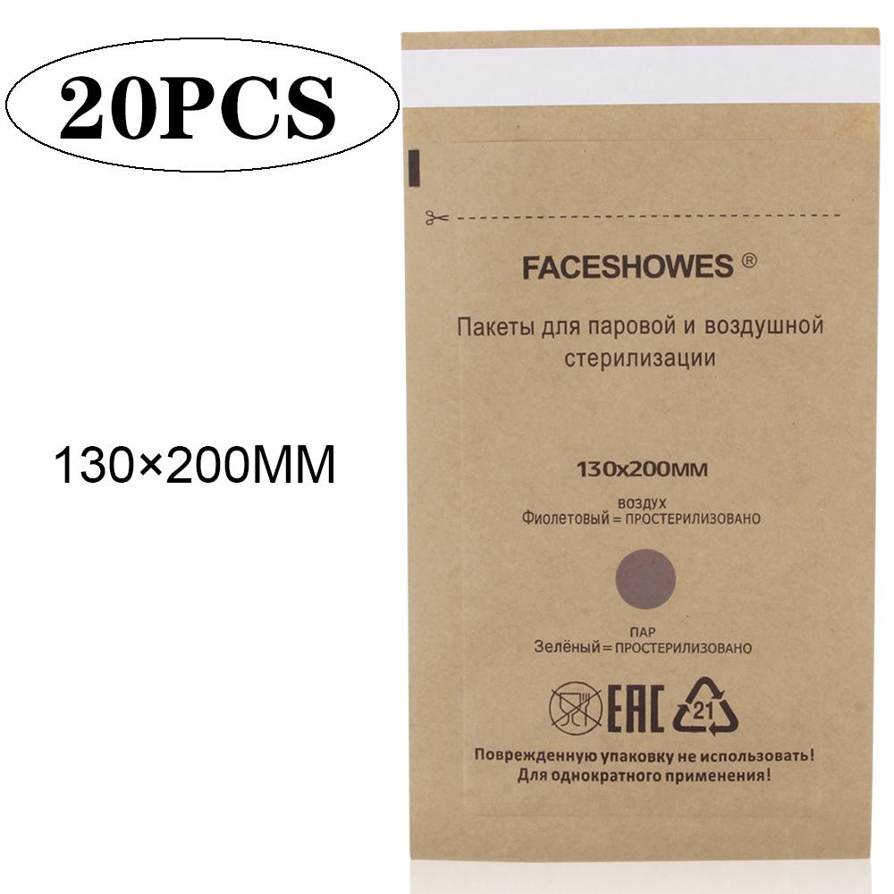 

20 шт. одноразовый стерилизатор для маникюра, крафт-пакеты для ногтей, сухожаровая стерилизация для дизайна ногтей, аксессуары для дезинфекции машин